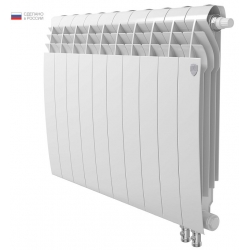 Радиатор биметаллический RT BiLiner VR Bianco Traffico 500/87 10 секций, нижнее подключение, белый
