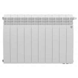 Радиатор биметаллический RT BiLiner VR Bianco Traffico 500/87 10 секций, нижнее подключение, белый