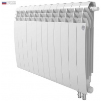 Радиатор биметаллический RT BiLiner VR Bianco Traffico 500/87 12 секций, нижнее подключение, белый