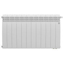 Радиатор биметаллический RT BiLiner VR Bianco Traffico 500/87 12 секций, нижнее подключение, белый