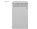 Радиатор биметаллический RT BiLiner Bianco Traffico 500/87 4 секции, боковое подключение, белый