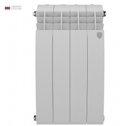 Радиатор биметаллический RT BiLiner Bianco Traffico 500/87 4 секции, боковое подключение, белый