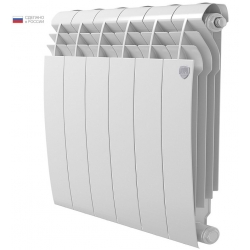 Радиатор биметаллический RT BiLiner Bianco Traffico 500/87 6 секций, боковое подключение, белый