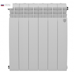 Радиатор биметаллический RT BiLiner Bianco Traffico 500/87 6 секций, боковое подключение, белый