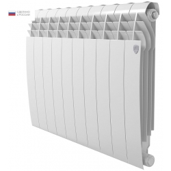 Радиатор биметаллический RT BiLiner Bianco Traffico 500/87 10 секций, боковое подключение, белый