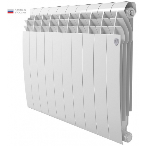 Радиатор биметаллический RT BiLiner Bianco Traffico 500/87 10 секций, боковое подключение, белый купить в интернет магазине Санрай73