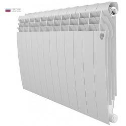 Радиатор биметаллический RT BiLiner Bianco Traffico 500/87 12 секций, боковое подключение, белый