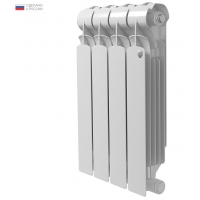Радиатор биметаллический RT Indigo Super+ 500/100 4 секции, боковое подключение, белый