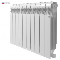 Радиатор биметаллический RT Indigo Super+ 500/100 10 секций, боковое подключение, белый
