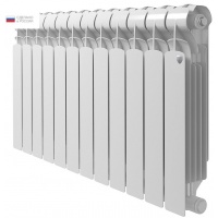 Радиатор биметаллический RT Indigo Super+ 500/100 12 секций, боковое подключение, белый
