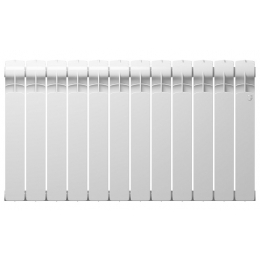 Радиатор биметаллический RT Indigo Super+ 500/100 12 секций, боковое подключение, белый