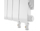 Радиатор биметаллический RT Infinity VR80 Bianco Traffico 300/90 10 секций, нижнее подключение, белый