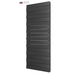 Радиатор биметаллический RT PianoForte Tower Noir Sable 500/100 18 секций, черный