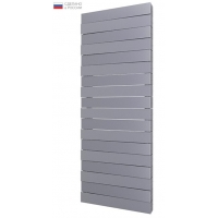 Радиатор биметаллический RT PianoForte Tower Silver Satin 500/100 18 секций, серебристый