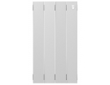 Радиатор биметаллический RT PianoForte Bianco Traffico 500/100 4 секции, боковое подключение, белый