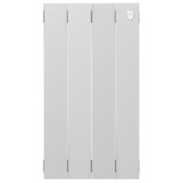 Радиатор биметаллический RT PianoForte Bianco Traffico 500/100 4 секции, боковое подключение, белый