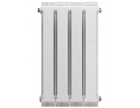 Радиатор биметаллический RT PianoForte Bianco Traffico 500/100 4 секции, боковое подключение, белый