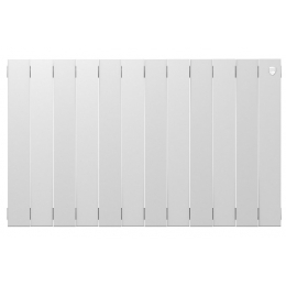 Радиатор биметаллический RT PianoForte Bianco Traffico 500/100 12 секций, боковое подключение, белый