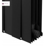 Радиатор биметаллический RT PianoForte Noir Sable 300/100 12 секций, боковое подключение, черный