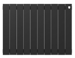 Радиатор биметаллический RT PianoForte Noir Sable 500/100 10 секций, боковое подключение, черный