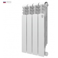 Радиатор биметаллический RT Revolution B 500/80 4 секции, боковое подключение, белый