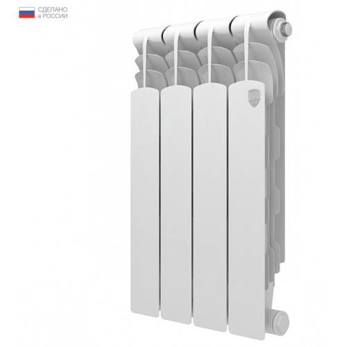 Радиатор биметаллический RT Revolution B 500/80 4 секции, боковое подключение, белый купить в интернет магазине Санрай73