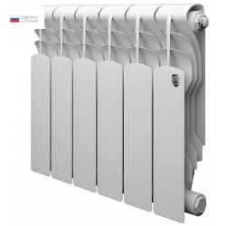 Радиатор биметаллический RT Revolution 350/80 6 секций, боковое подключение, белый