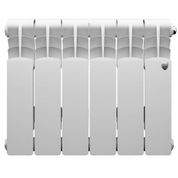 Радиатор биметаллический RT Revolution 350/80 6 секций, боковое подключение, белый