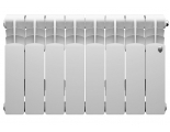 Радиатор биметаллический RT Revolution 350/80 8 секций, боковое подключение, белый