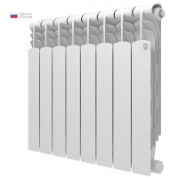 Радиатор биметаллический RT Revolution 2.0 500/80 8 секций, боковое подключение, белый