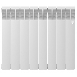 Радиатор биметаллический RT Revolution 2.0 500/80 8 секций, боковое подключение, белый