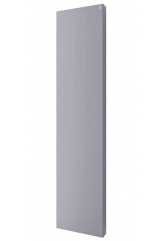 Дизайн-радиатор панельный Royal Thermo Flat 400-1800 Silver Satin, нижнее подключение, серебристый