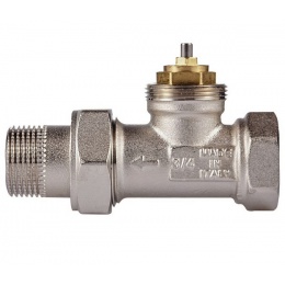 Набор термостатический для радиатора прямой Royal Thermo 3/4" М30х1,5 никель