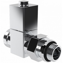 Вентиль ручной регулировки прямой Royal Thermo Cube 1/2" хром Вентиль ручной регулировки прямой Royal Thermo Cube 1/2" хром