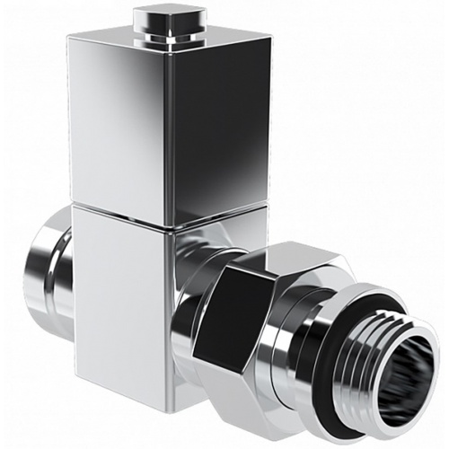 Вентиль ручной регулировки прямой  Royal Thermo Cube 1/2" хром купить в интернет магазине Санрай73