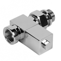 Вентиль ручной регулировки прямой Royal Thermo Cube 1/2" хром Вентиль ручной регулировки прямой Royal Thermo Cube 1/2" хром