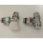Набор термостатический угловой Royal Thermo De Luxe 1/2", хром
