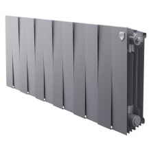 Радиатор биметаллический RT PianoForte 300/100/12 Silver Satin боковое подключение