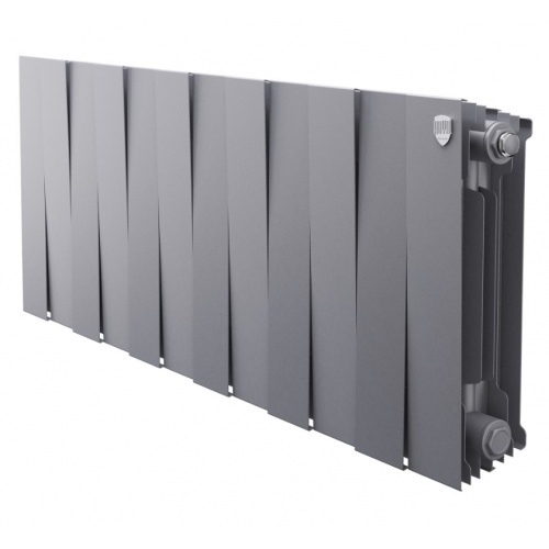 Радиатор биметаллический RT PianoForte 300/100/12 Silver Satin боковое подключение купить в интернет магазине Санрай73