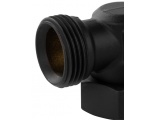 Узел нижнего подключения Royal Thermo угловой раздельный 3/4х3/4ЕК черный