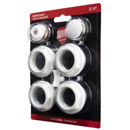 Набор радиаторный универсальный 3/4" Royal Thermo 7 элементов, белый