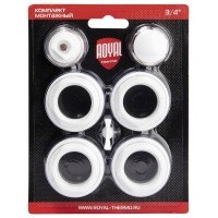 Набор радиаторный универсальный 3/4" Royal Thermo 7 элементов, белый