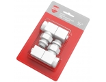 Набор ручной регулировки угловой  Royal Thermo Cube 1/2" белый