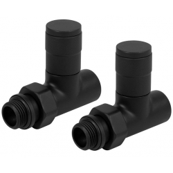 Набор ручной регулировки прямой  Royal Thermo Piano 1/2" черный