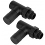Набор ручной регулировки прямой  Royal Thermo Piano 1/2" черный