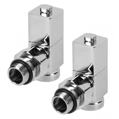Набор ручной регулировки угловой  Royal Thermo Cube 1/2" хром купить в интернет магазине Санрай73
