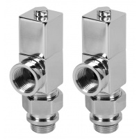 Набор ручной регулировки осевой  Royal Thermo Cube 1/2" хром