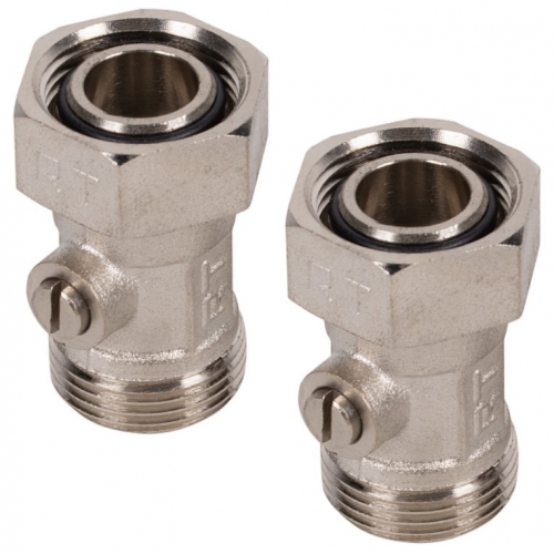 Узел нижнего подключения радиатора прямой 3/4" Royal Thermo раздельный купить в интернет магазине Санрай73