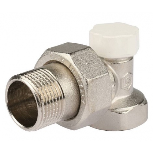 Клапан запорно-балансировочный со сгоном угловой 3/4" ВР/НР Stout купить в интернет магазине Санрай73