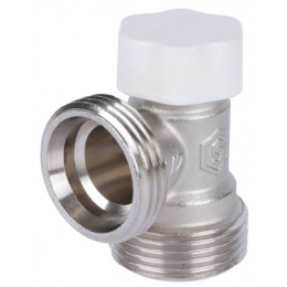 Клапан запорно-балансировочный  угловой 1/2 х 3/4 ЕК НР/НР  STOUT